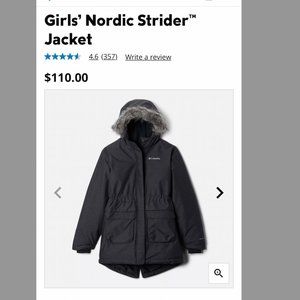 Girls Columbia Jacket